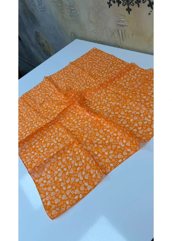 Organik Gelincik Pamuk Yazma 90cm