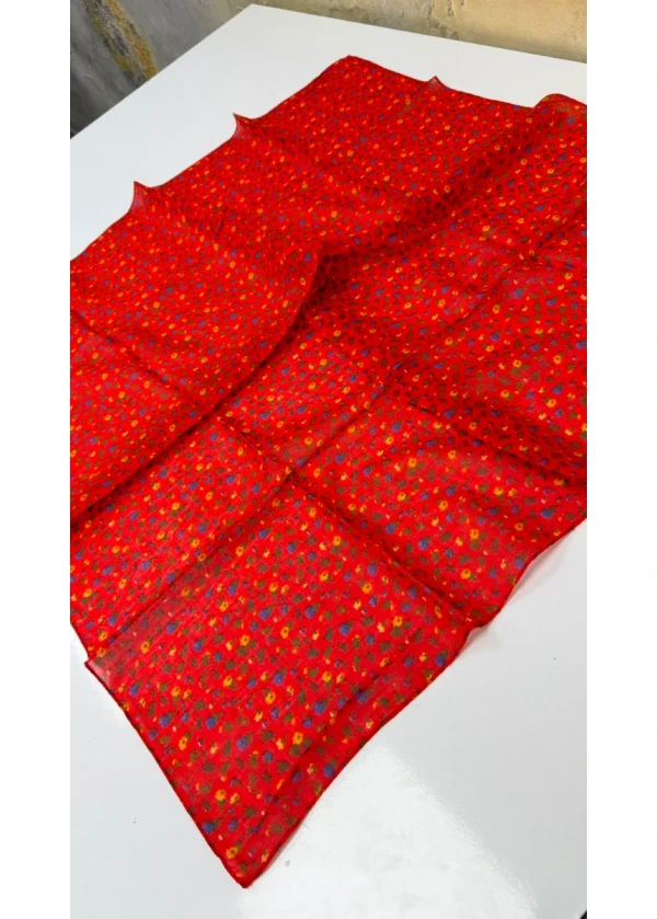 Organik Şule Pamuk Yazma 90cm