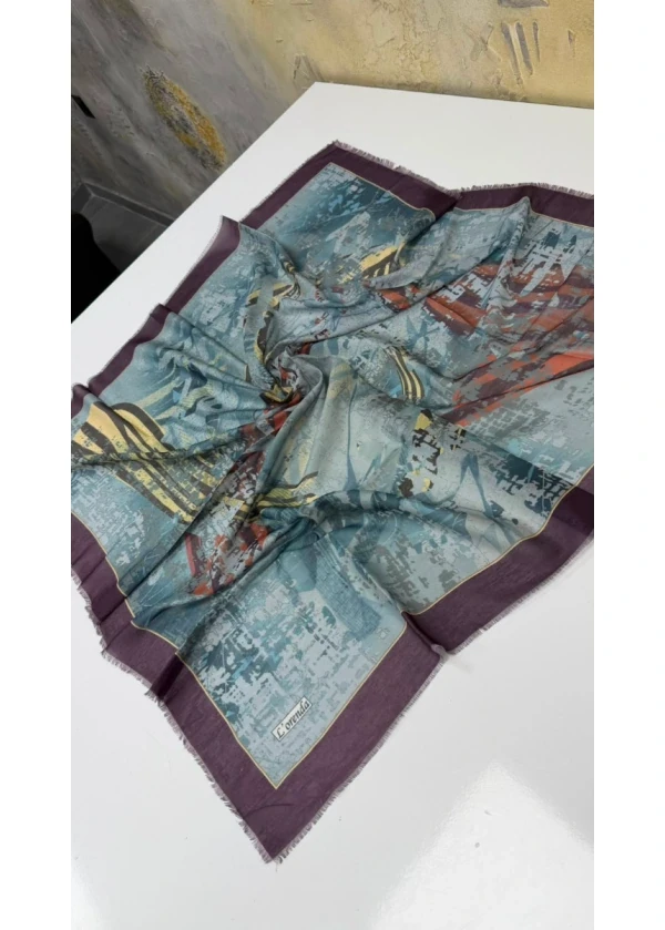Lorenda Perihan Empirme Cotton Eşarp Yazma