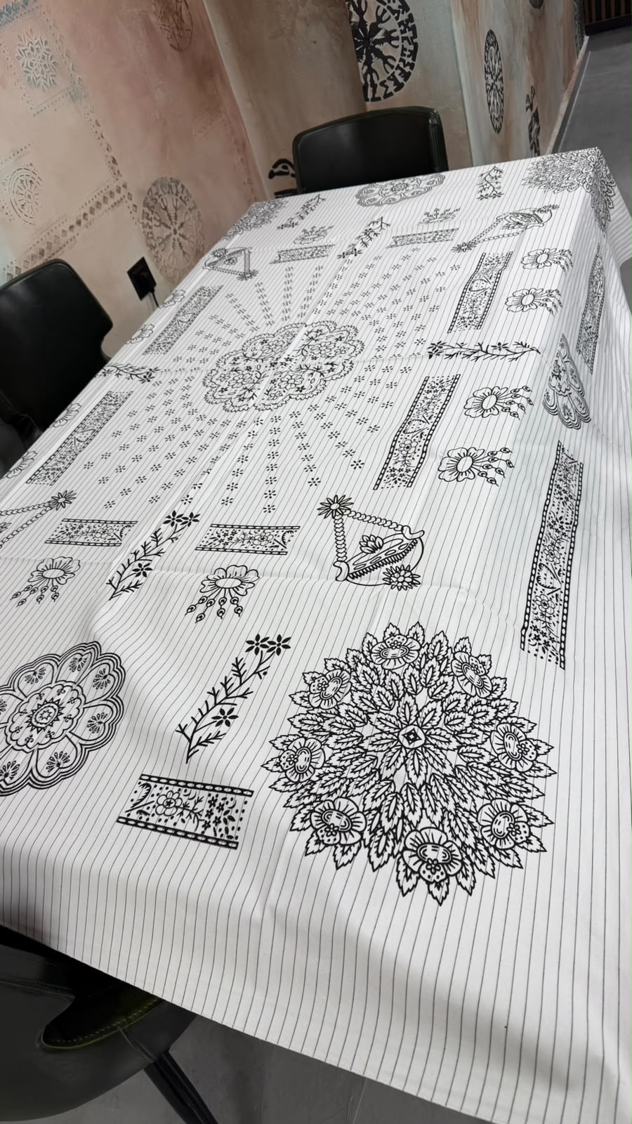 Dikdörtgen Masa Örtüsü 9