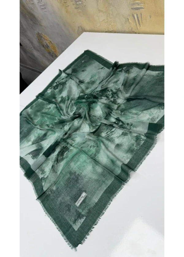Sinem Sare Cotton Empirme Eşarp Yazma