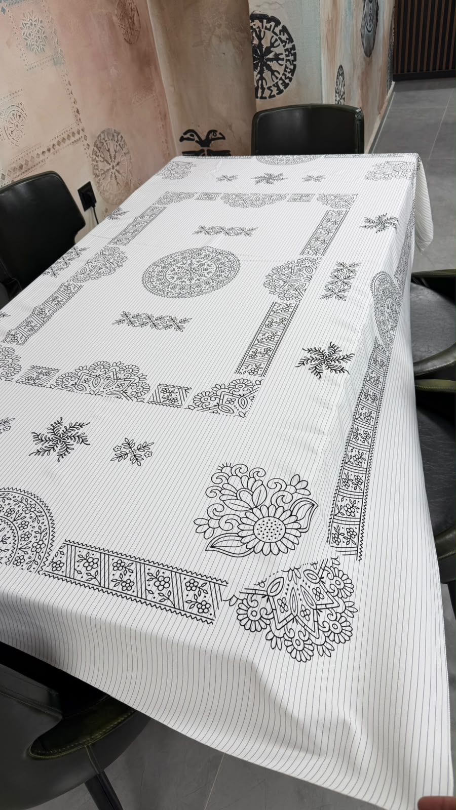 Lüx Dikdörtgen Kalite Serisi Masa Örtüsü