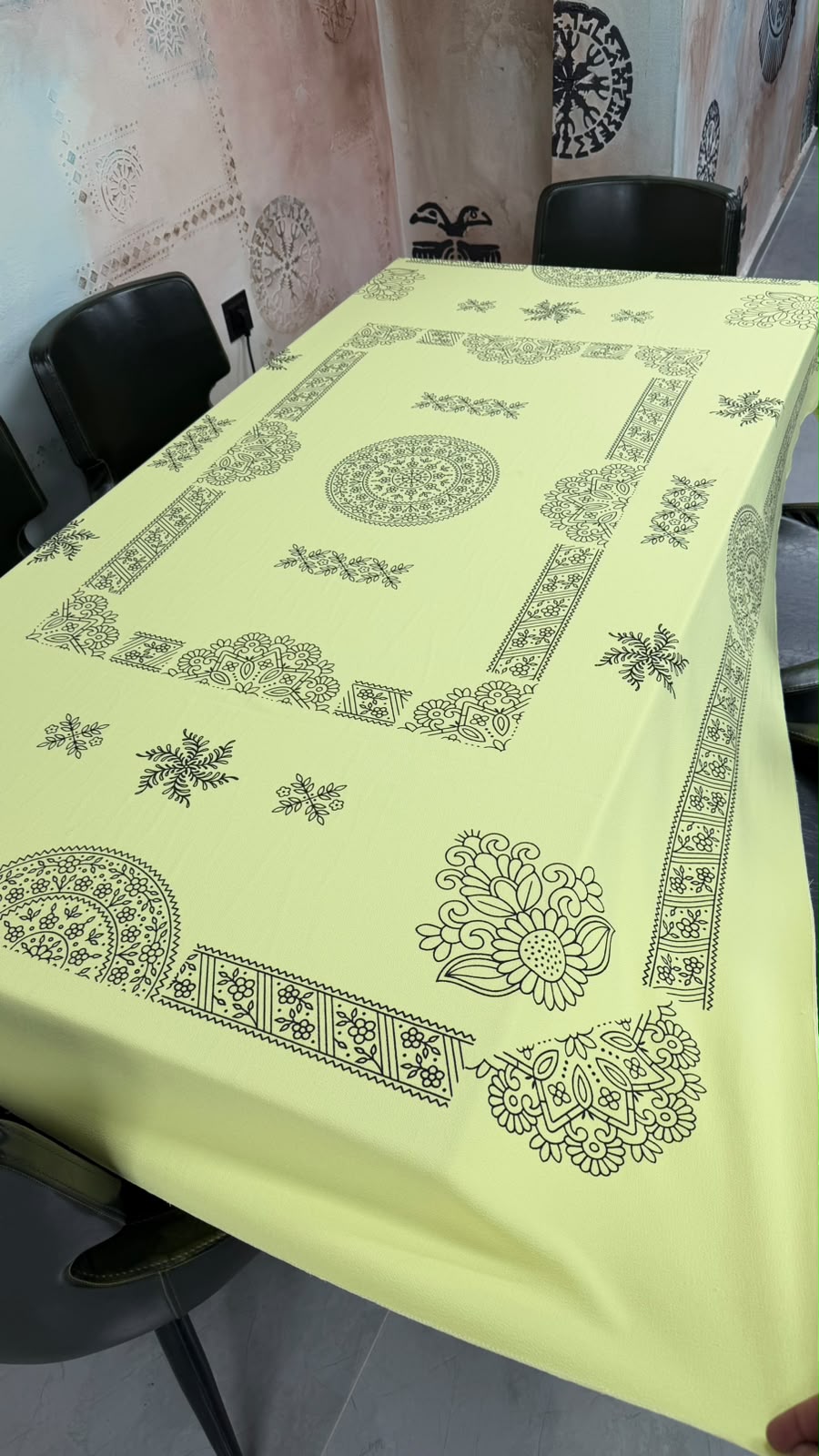 Lüx Dikdörtgen Kalite Serisi Masa Örtüsü