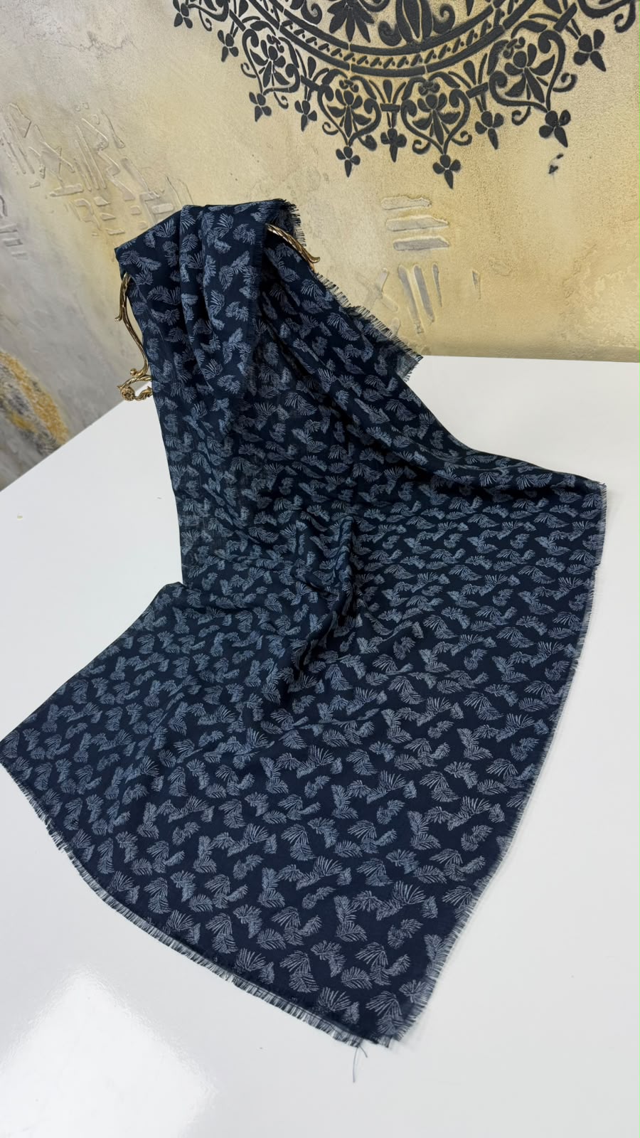 Kampanyalı Pamuk Flamlı Eşarp Yazma