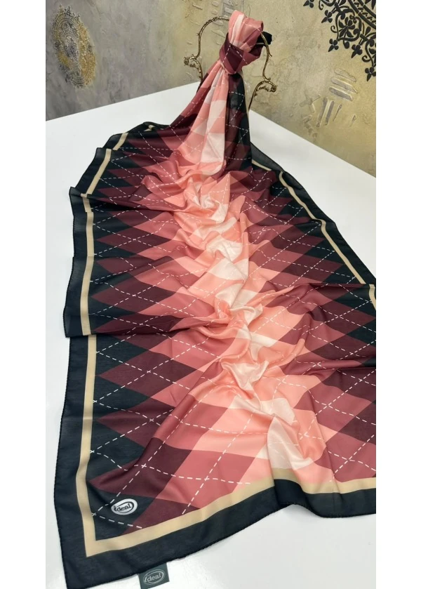 Ekose Desen Pamuk Soft Şal