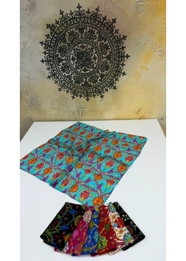 Organik Lalezar Pamuk Yazma 90cm
