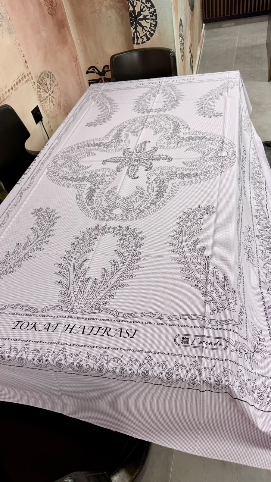 Dikdörtgen Masa Örtüsü 2