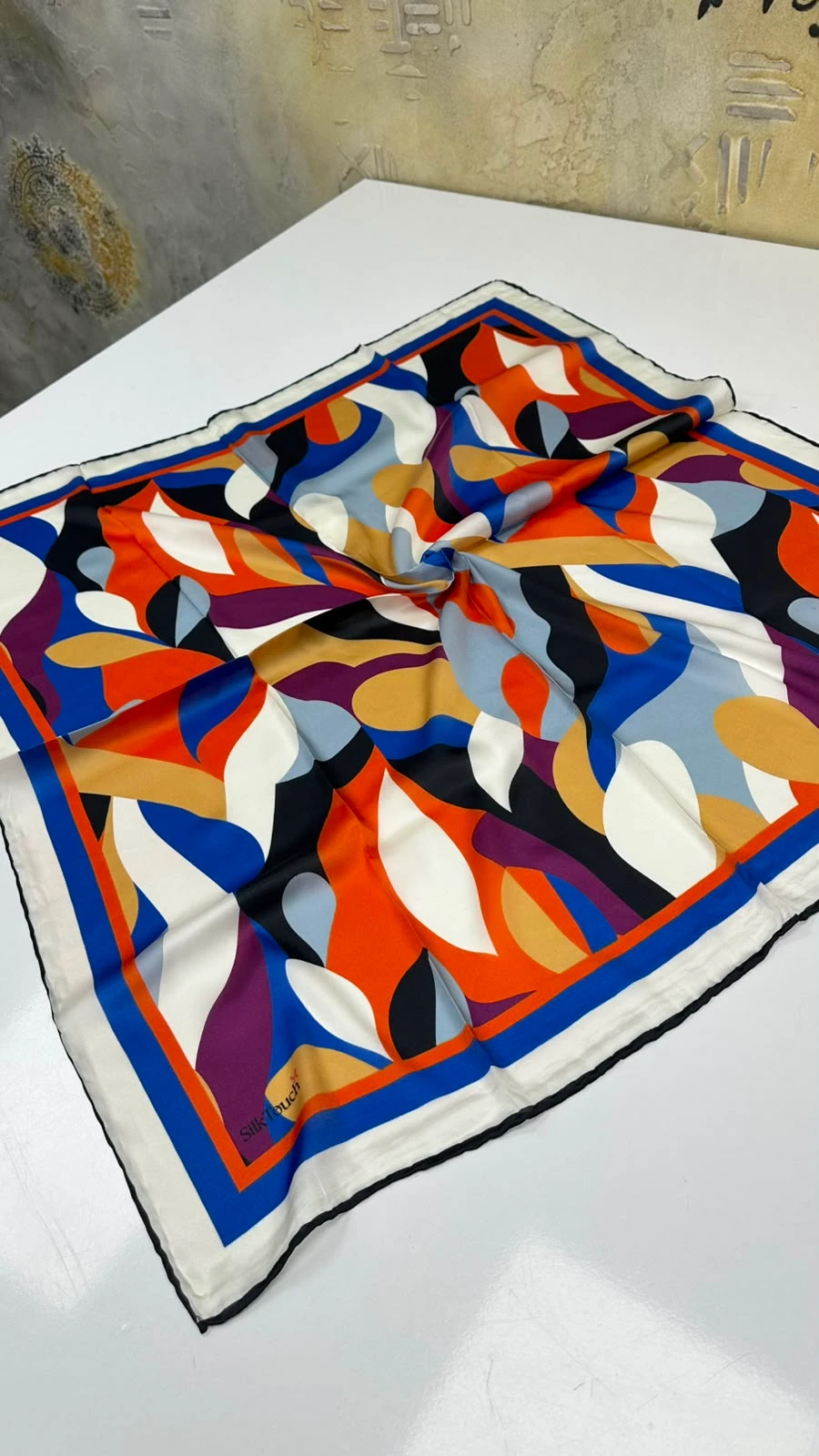Silk Touch Fikriye Kristal İpek Eşarp