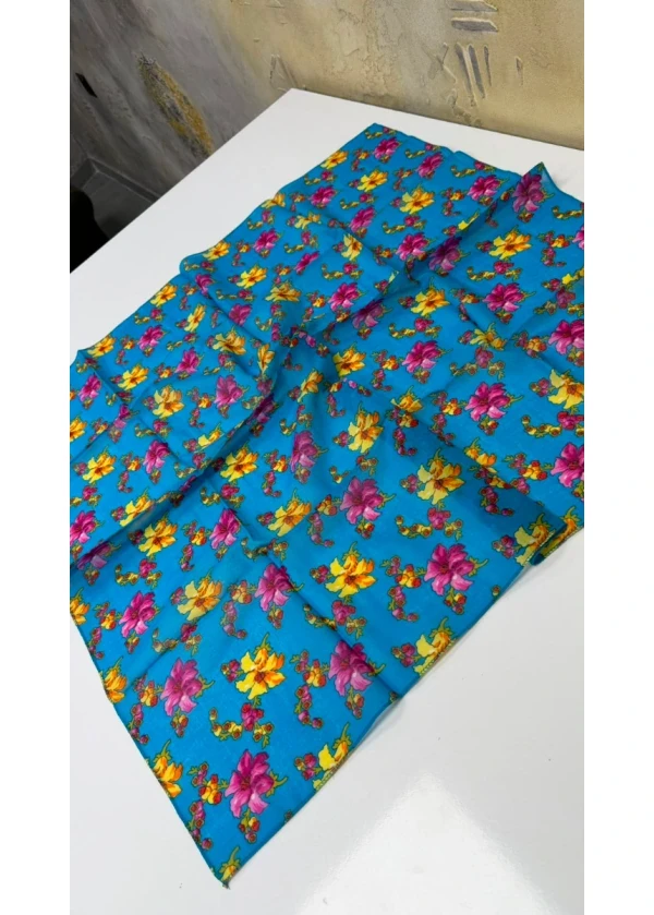 Organik Palmiye Pamuk Eşarp 90cm