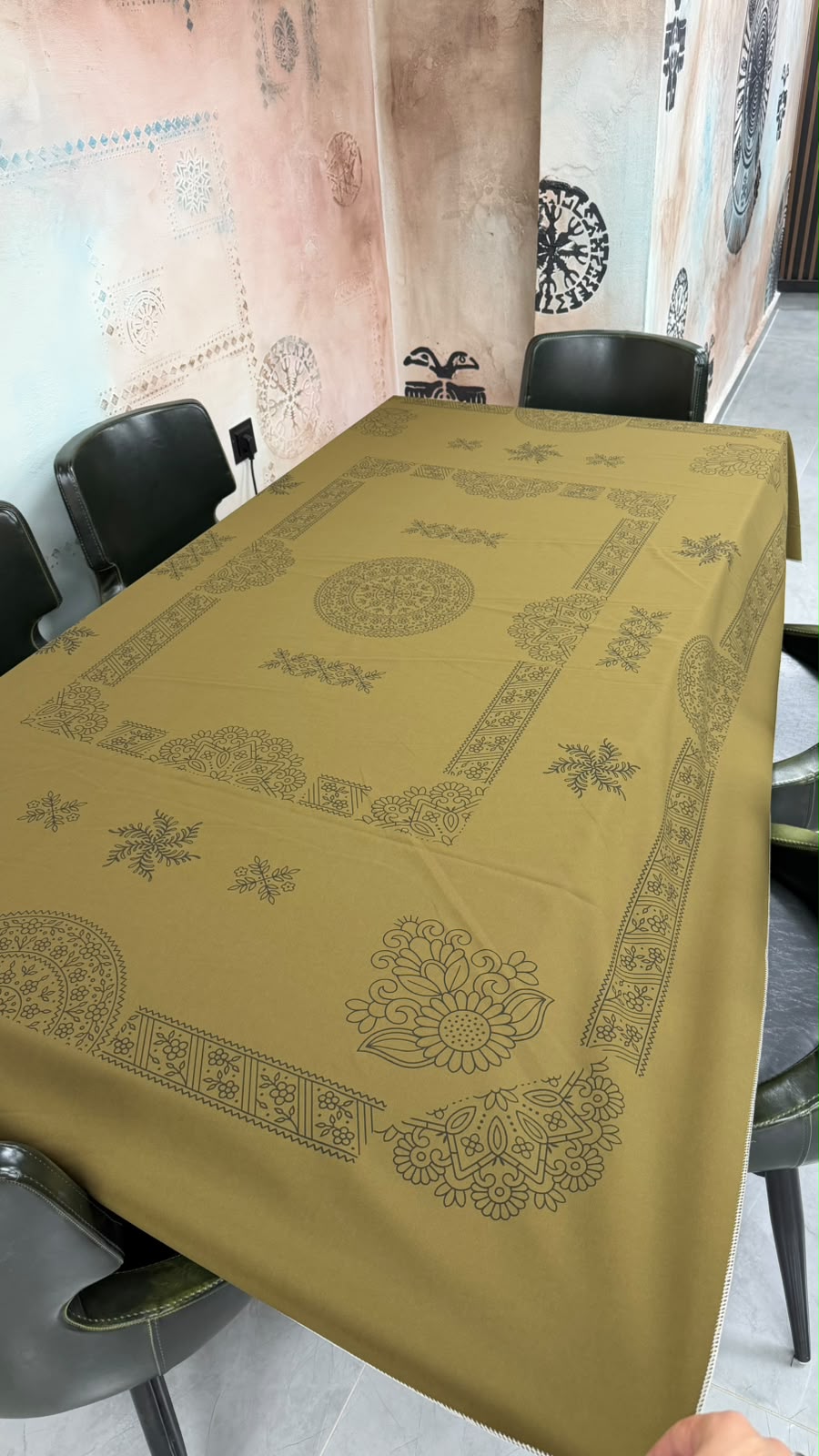 Lüx Dikdörtgen Kalite Serisi Masa Örtüsü