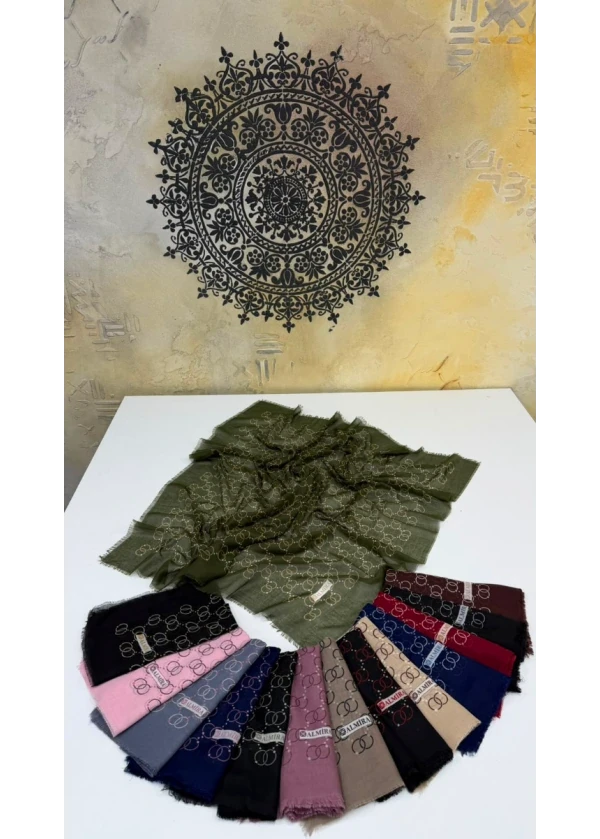 Zingir Empirme Cotton Flamlı Eşarp