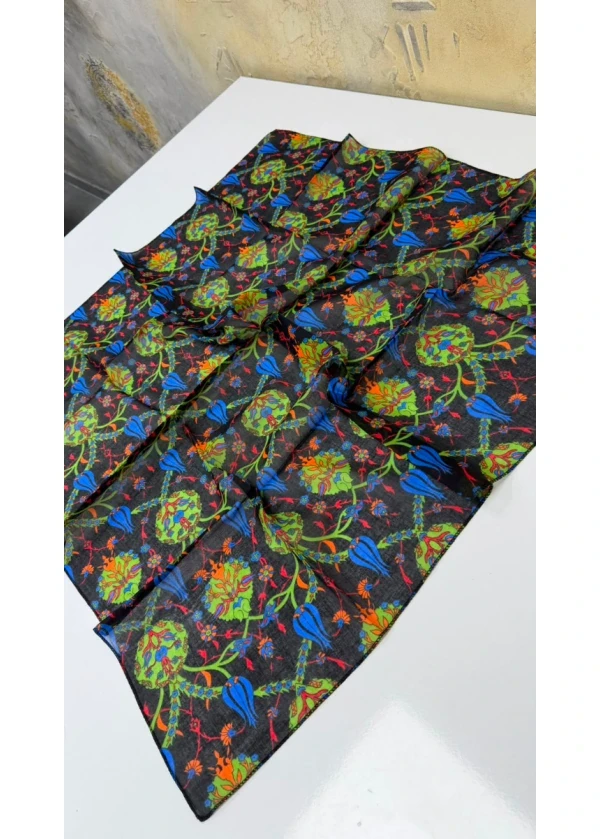 Organik Lalezar Pamuk Yazma 90cm