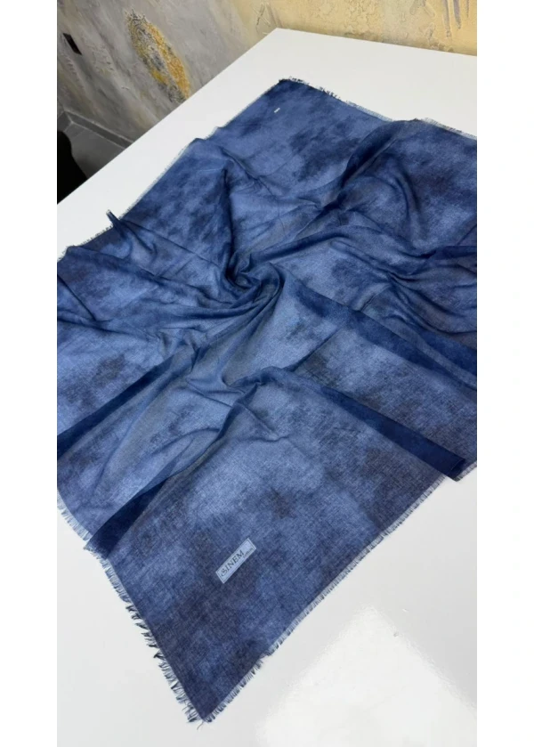 Sinem Buğulu Desen Empirme Cotton Eşarp Yazma