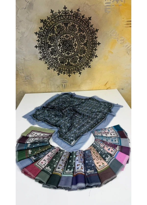 Lorenda Kirpi Empirme Cotton Eşarp