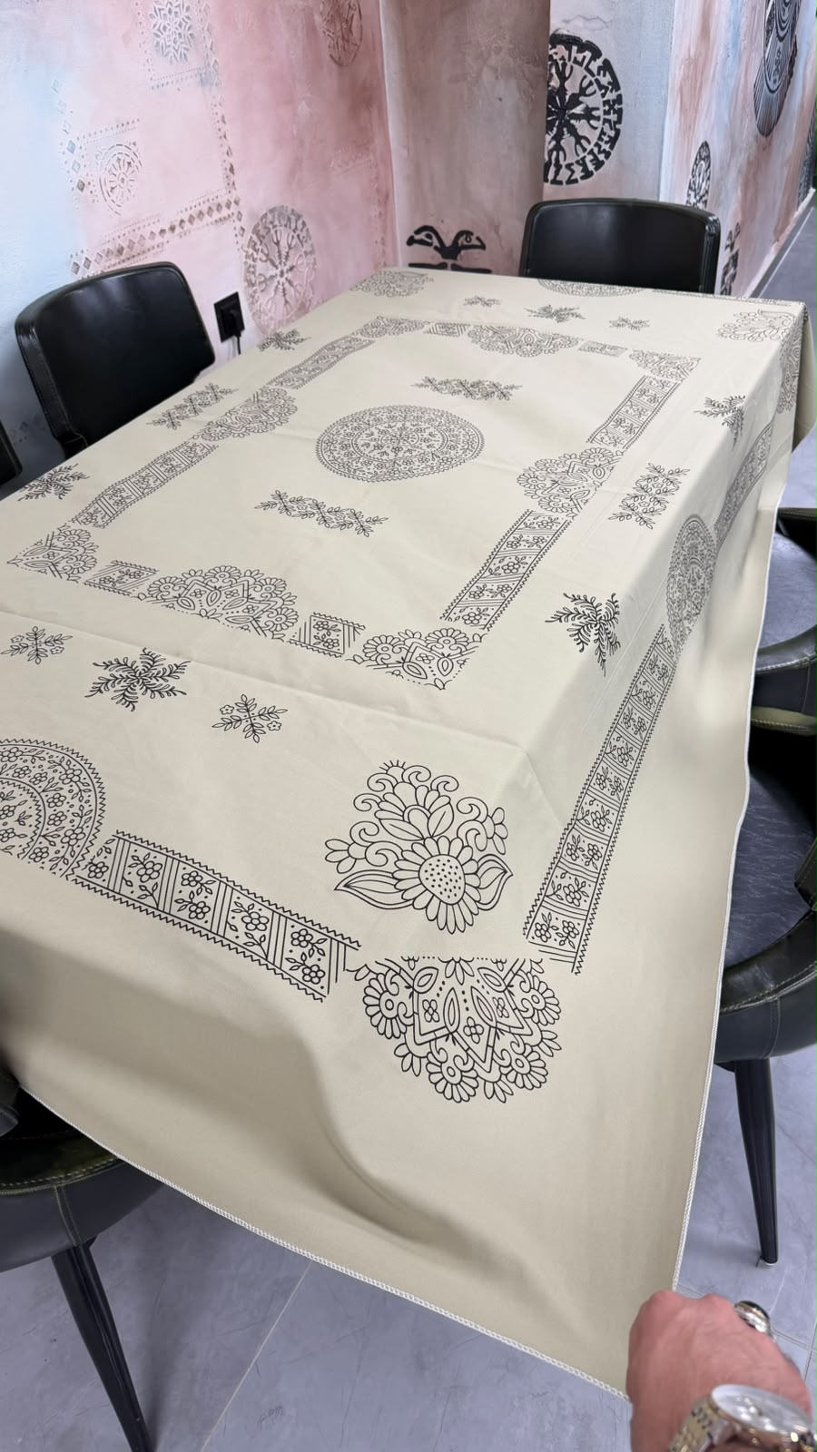 Lüx Dikdörtgen Kalite Serisi Masa Örtüsü