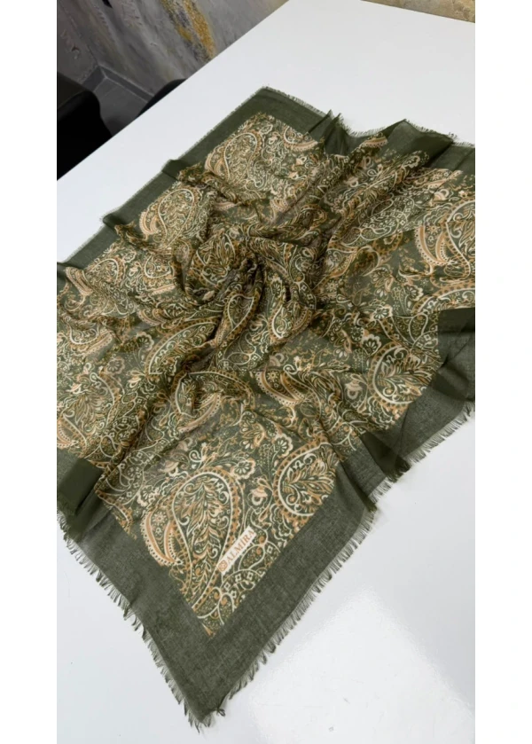 Helezon Empirme Cotton Flamlı Eşarp