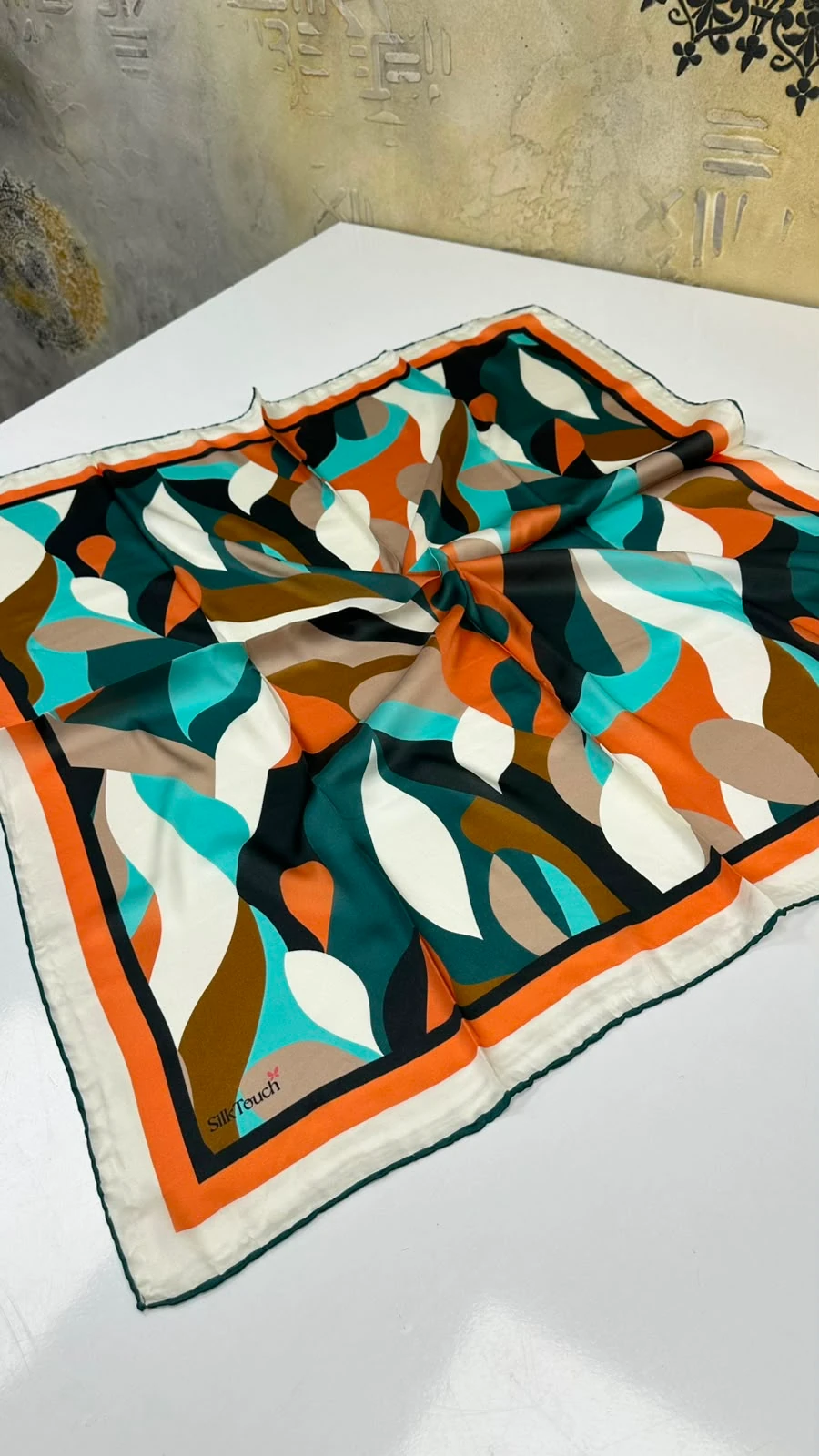 Silk Touch Fikriye Kristal İpek Eşarp