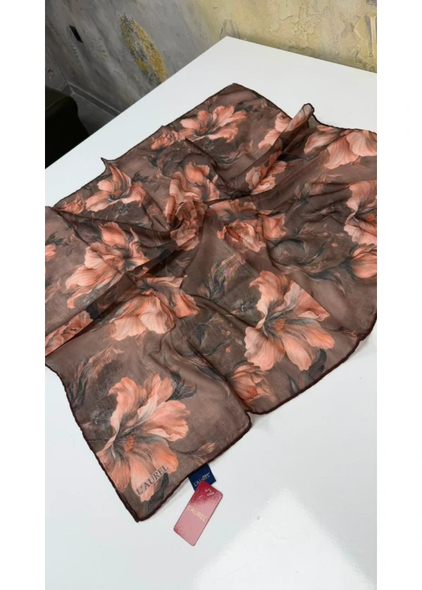 Çiçeklerin Işığı Soft Pamuk Eşarp