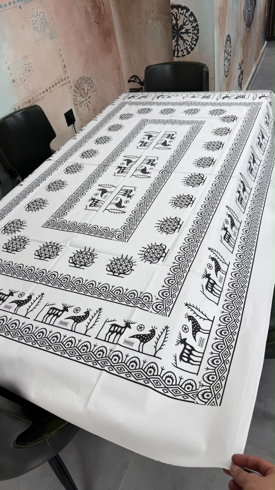 Dikdörtgen Masa Örtüsü 4