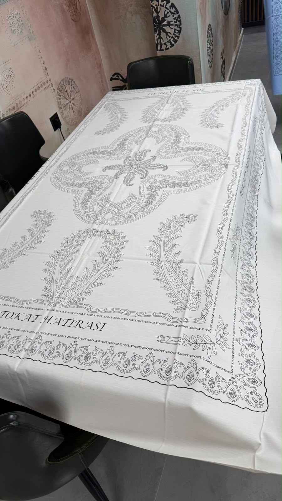 Dikdörtgen Masa Örtüsü 7