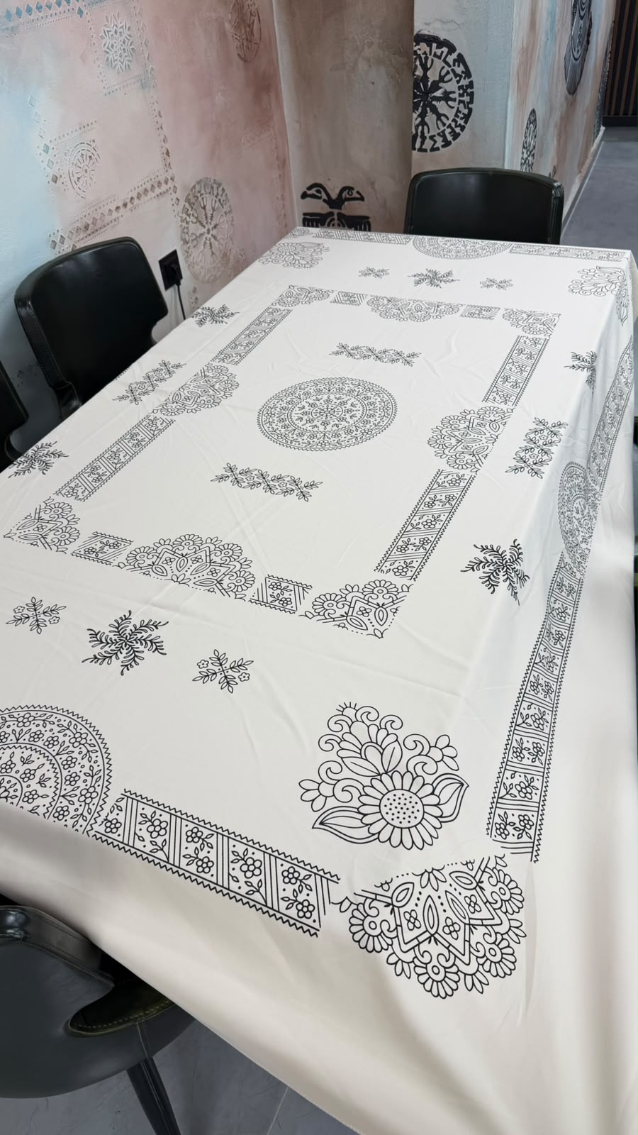 Lüx Dikdörtgen Kalite Serisi Masa Örtüsü