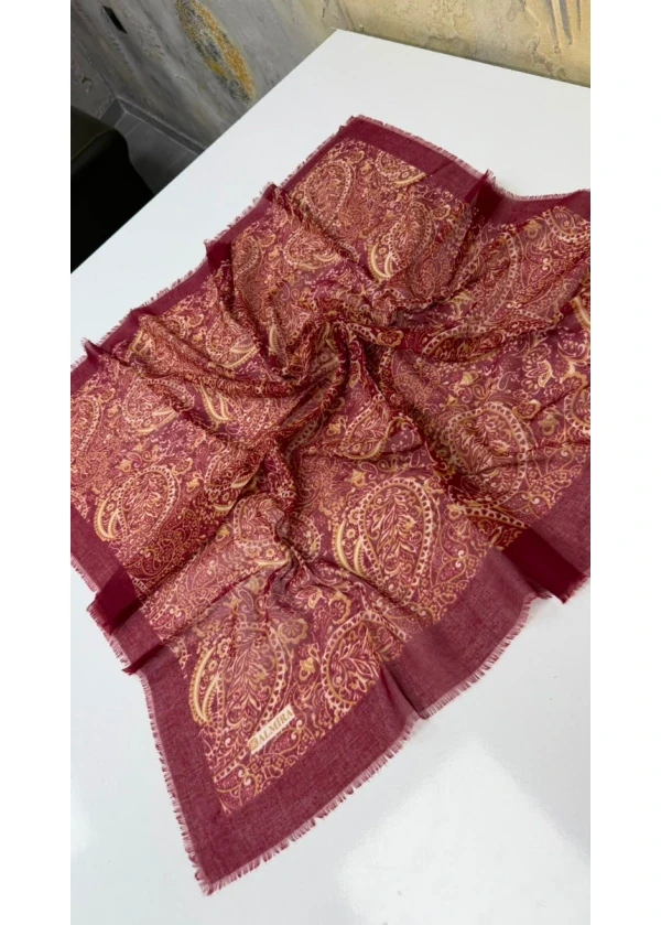 Helezon Empirme Cotton Flamlı Eşarp