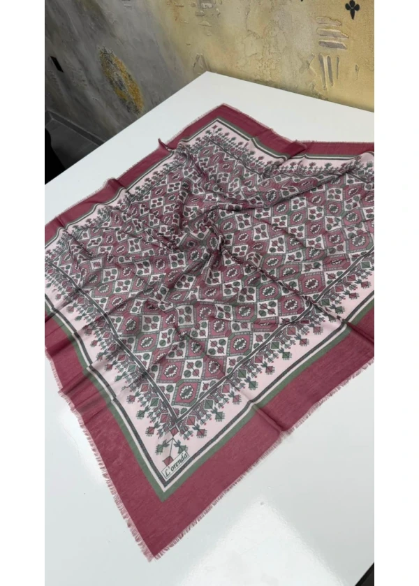Lorenda Kirpi Empirme Cotton Eşarp
