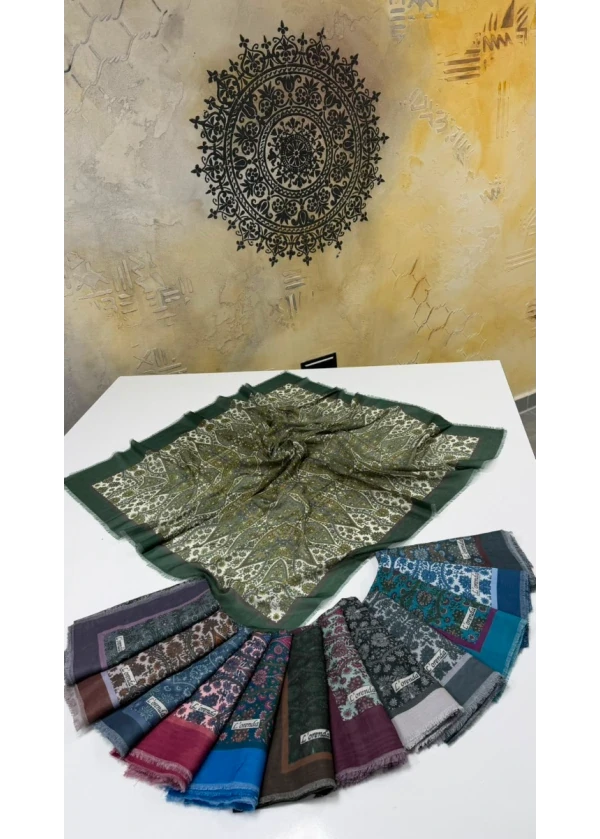 Baybayuk Empirme Cotton Eşarp Yazma