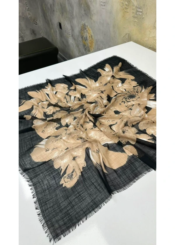 Zona Mista Flamlı Pamuk Eşarp