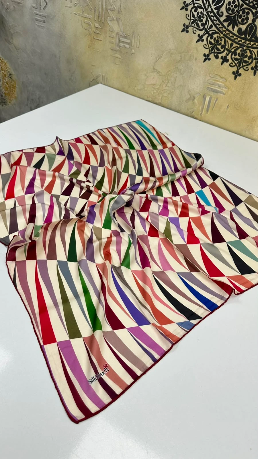 Silk Touch Kristal İpek Eşarp