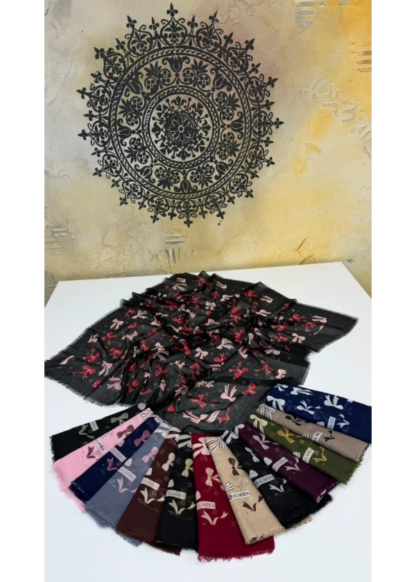 Cordella Empirme Cotton Flamlı Eşarp