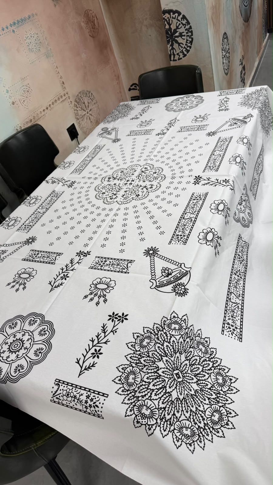 Dikdörtgen Masa Örtüsü 9