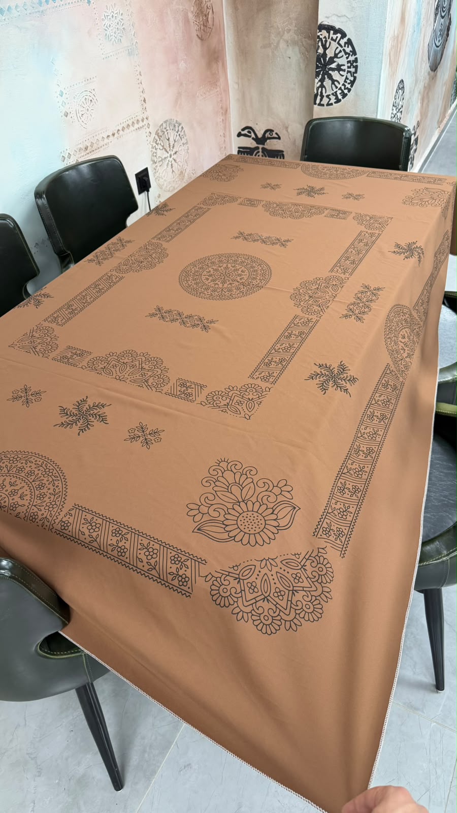Lüx Dikdörtgen Kalite Serisi Masa Örtüsü