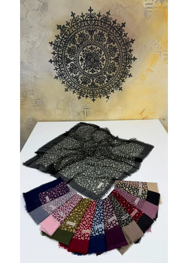 Hücrenin Gizemi Empirme Cotton Flamlı Eşarp