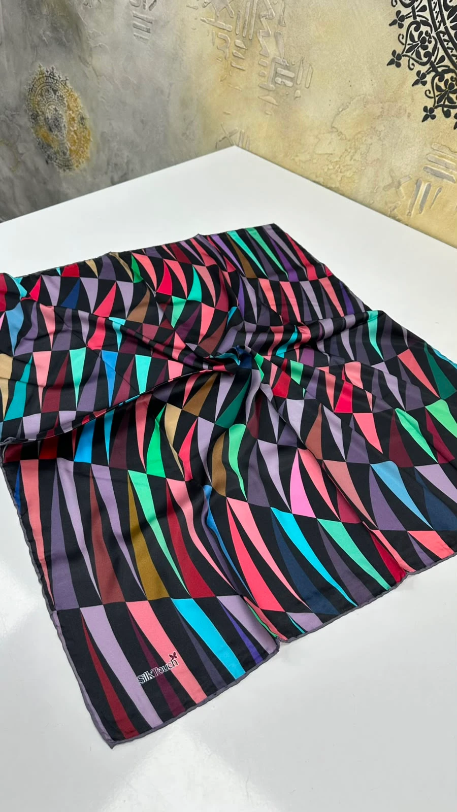 Silk Touch Kristal İpek Eşarp