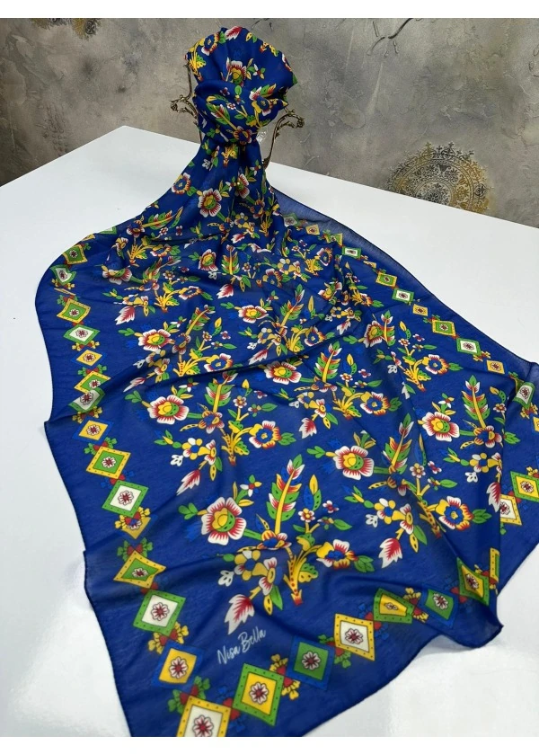 Çengelköy Desenli Soft Pamuk Şal