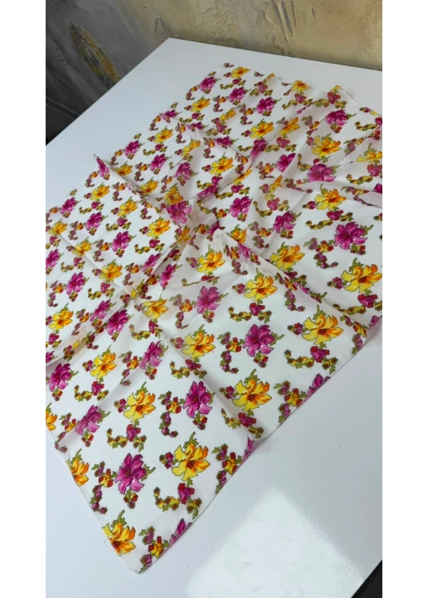 Organik Palmiye Pamuk Eşarp 90cm