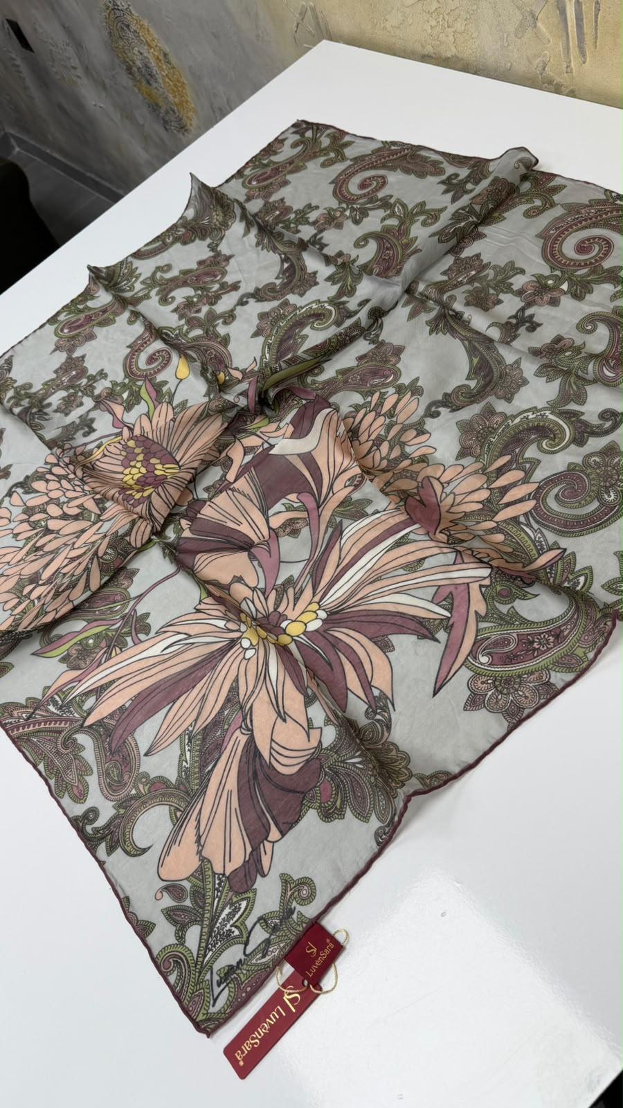 LuvenSara Velvet Touch Summer Eşarp