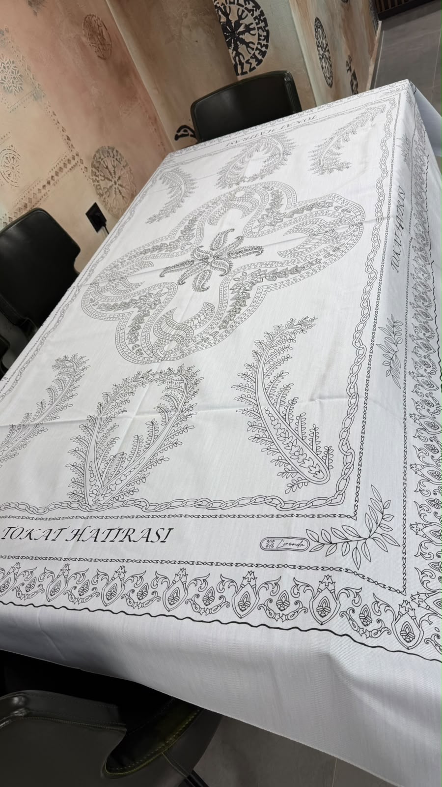 Dikdörtgen Masa Örtüsü 7