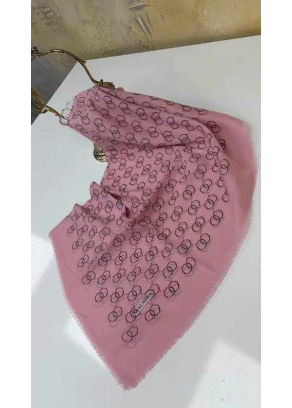 Zingir Empirme Cotton Flamlı Eşarp