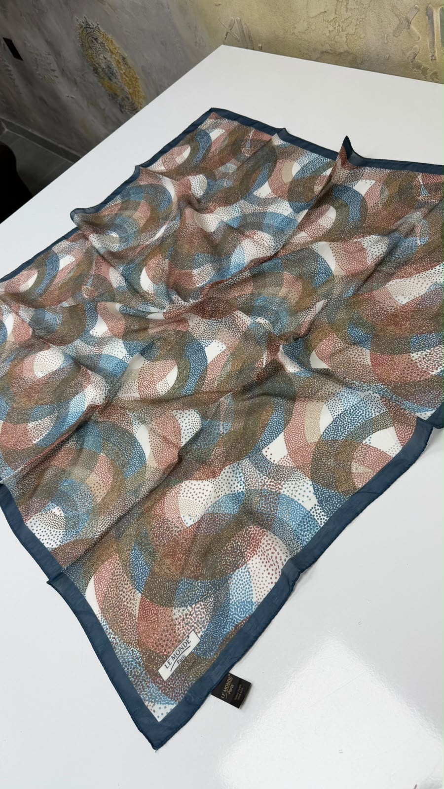 Le Monde Paris Floral Soft Pamuk Eşarp