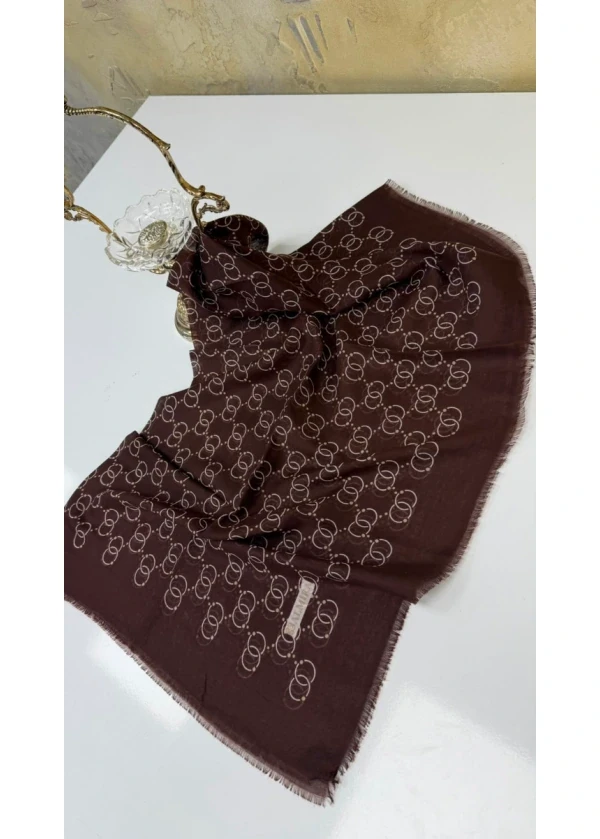 Zingir Empirme Cotton Flamlı Eşarp