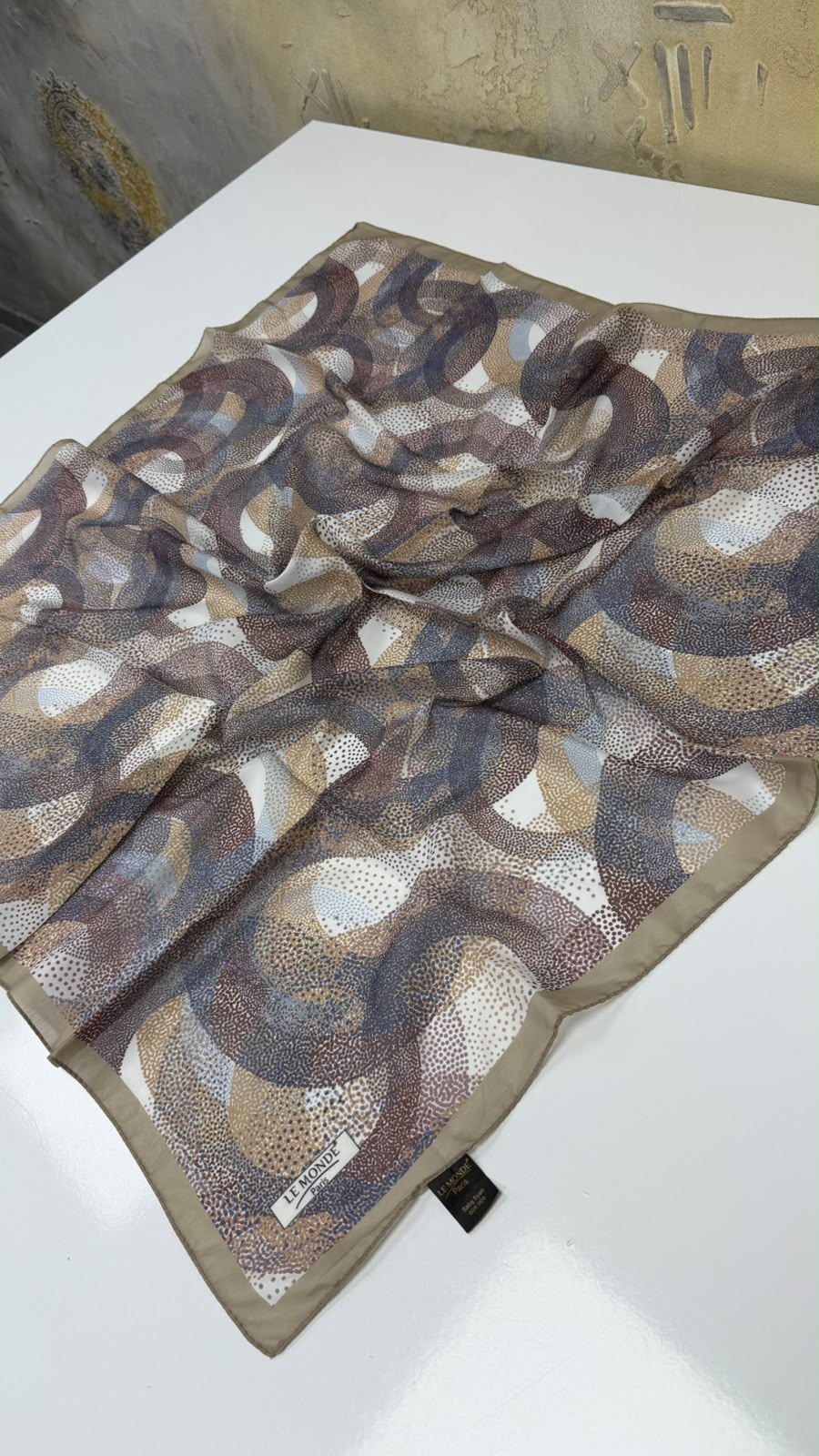 Le Monde Paris Floral Soft Pamuk Eşarp