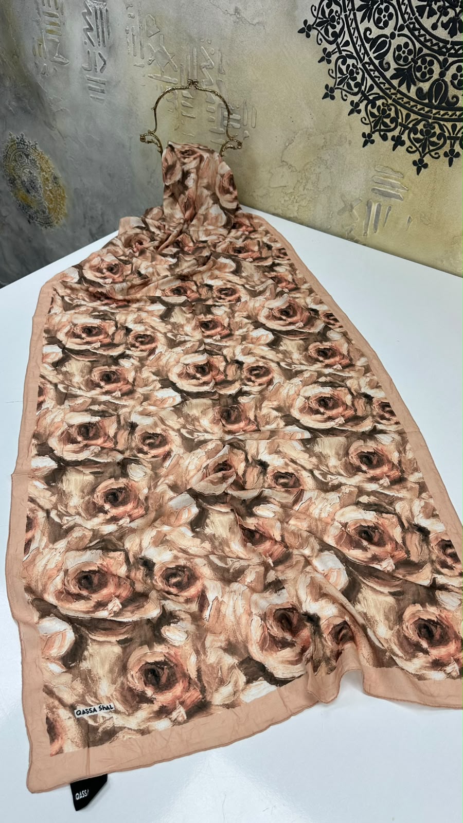 Qassa Shal Gülten Kraşlı Pamuk Şal