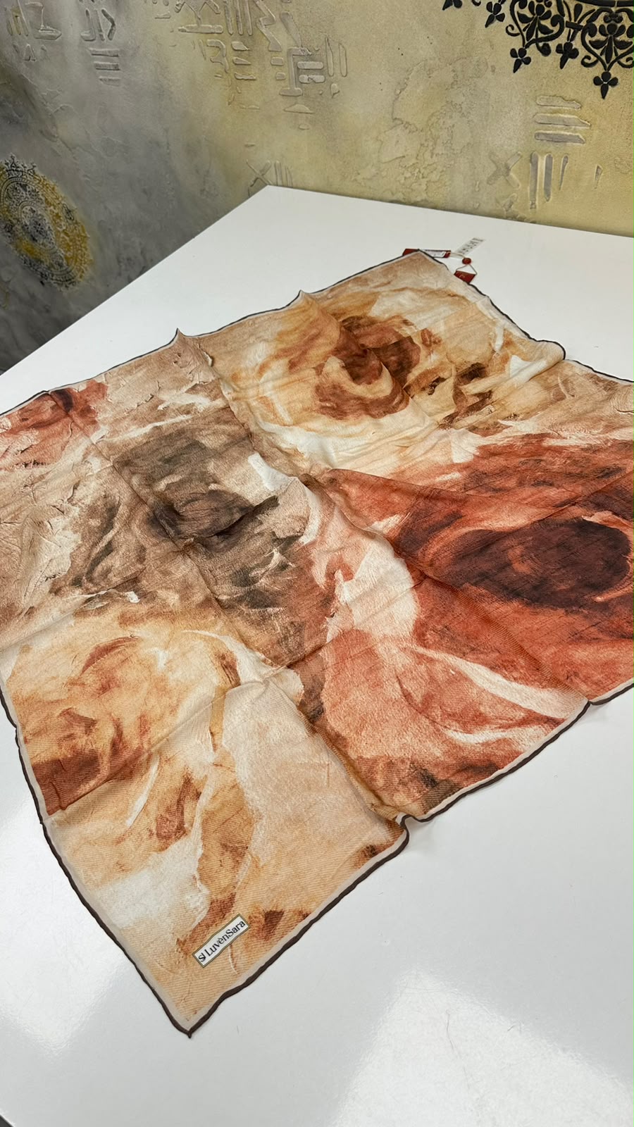 LuvenSara Çiçek Modal İpek Eşarp