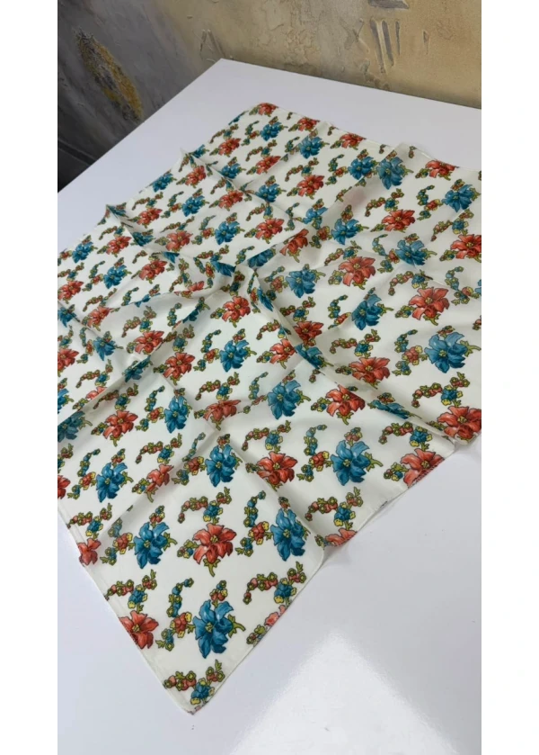 Organik Palmiye Pamuk Eşarp 90cm