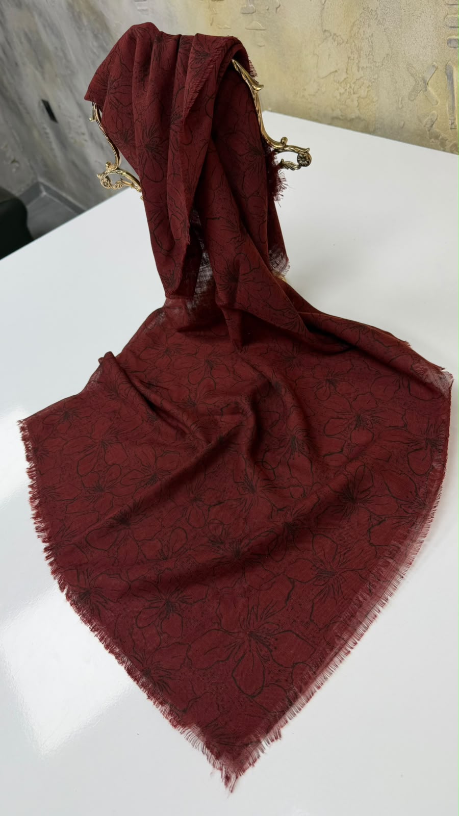 Kampanyalı Flamlı Pamuk Eşarp Yazma