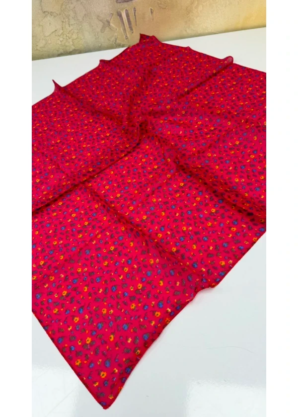 Organik Şule Pamuk Yazma 90cm