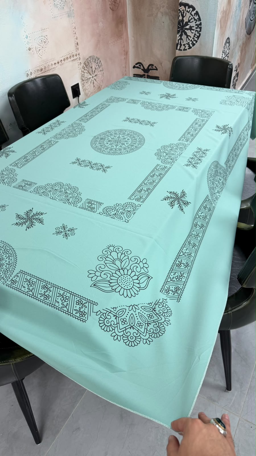 Lüx Dikdörtgen Kalite Serisi Masa Örtüsü
