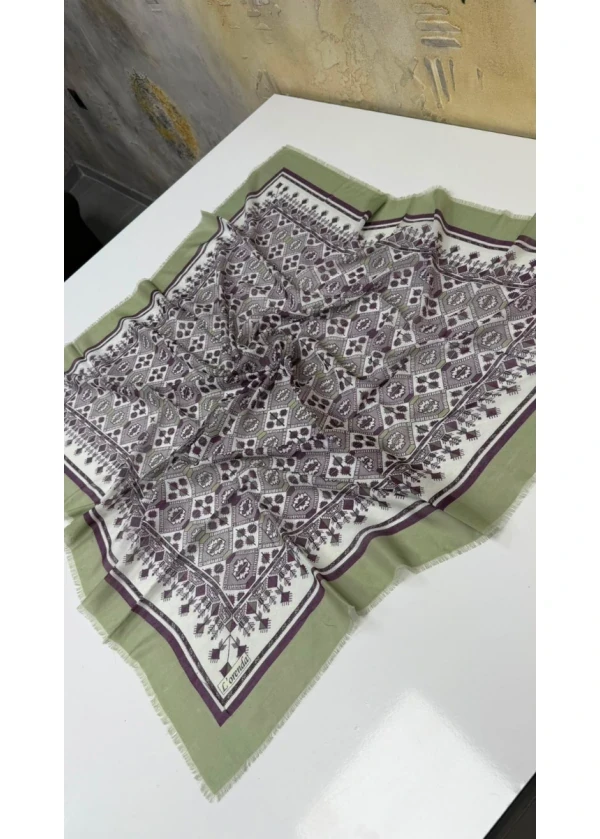 Lorenda Kirpi Empirme Cotton Eşarp